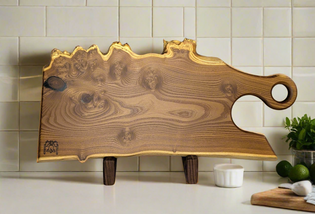 Custom Russian Olive Wood Charcuterie Board