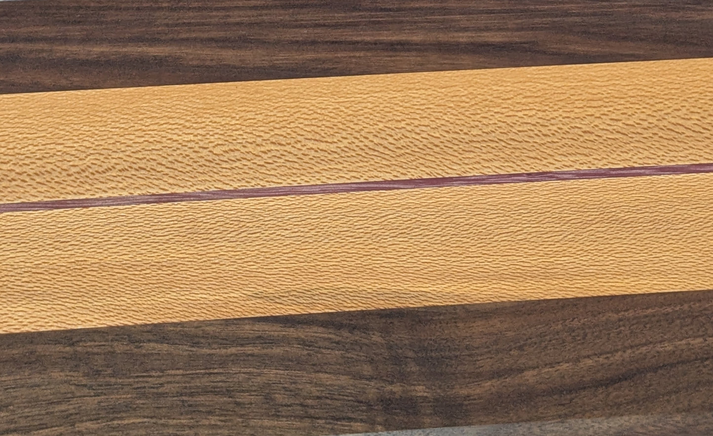 Sycamore, Black Walnut, Purple Heart Cutting/Charcuterie Board