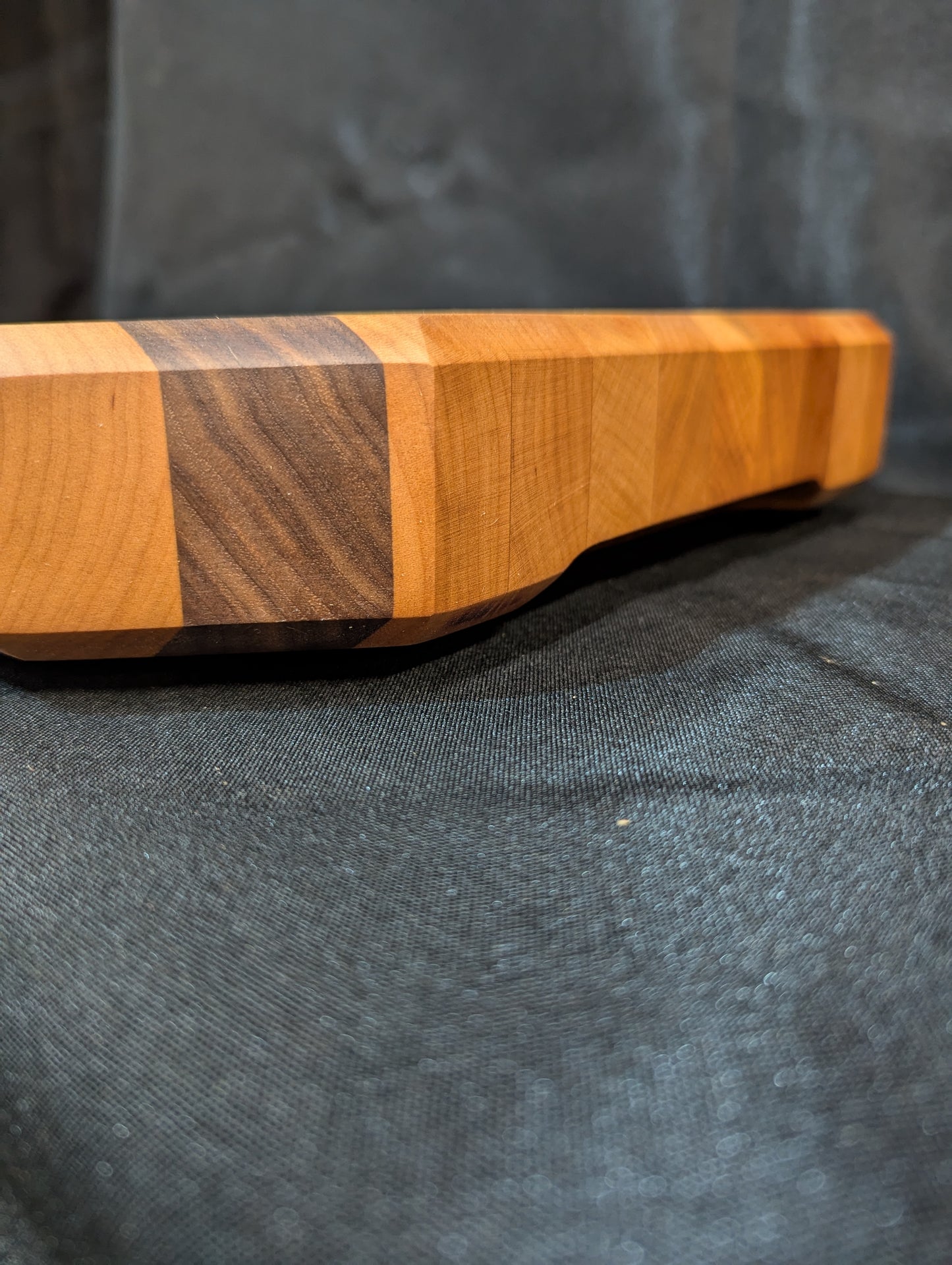 Cherry, Black Walnut Large Edge Grain Cutting Board