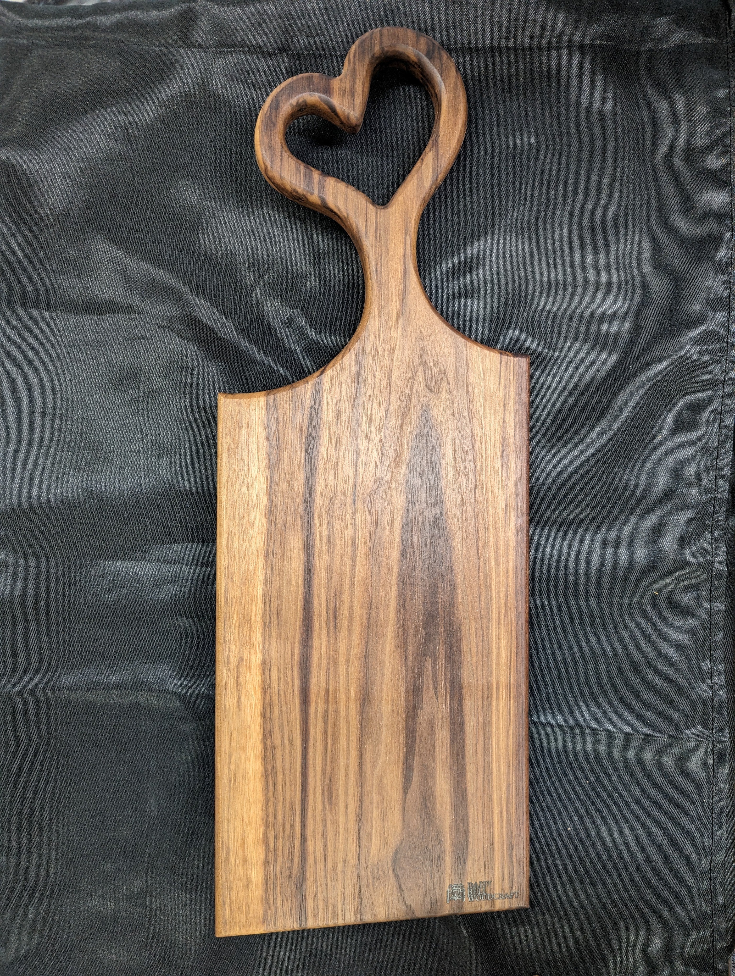 Black Walnut Wood Charcuterie Board, Beautiful Hand-Crafted Charcuterie buy Board with Natural Grain