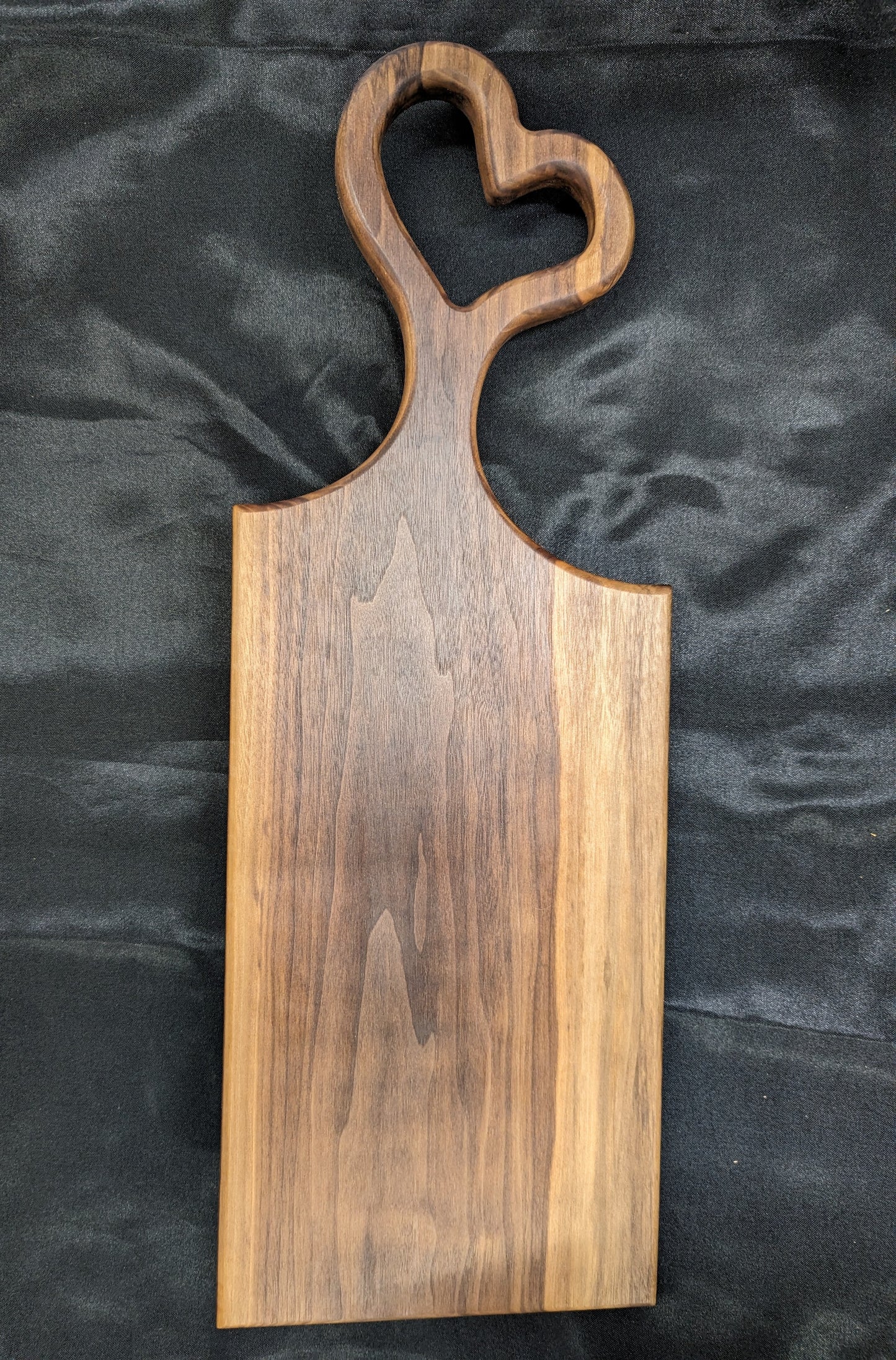 Black Walnut Board With Large Heart Handle