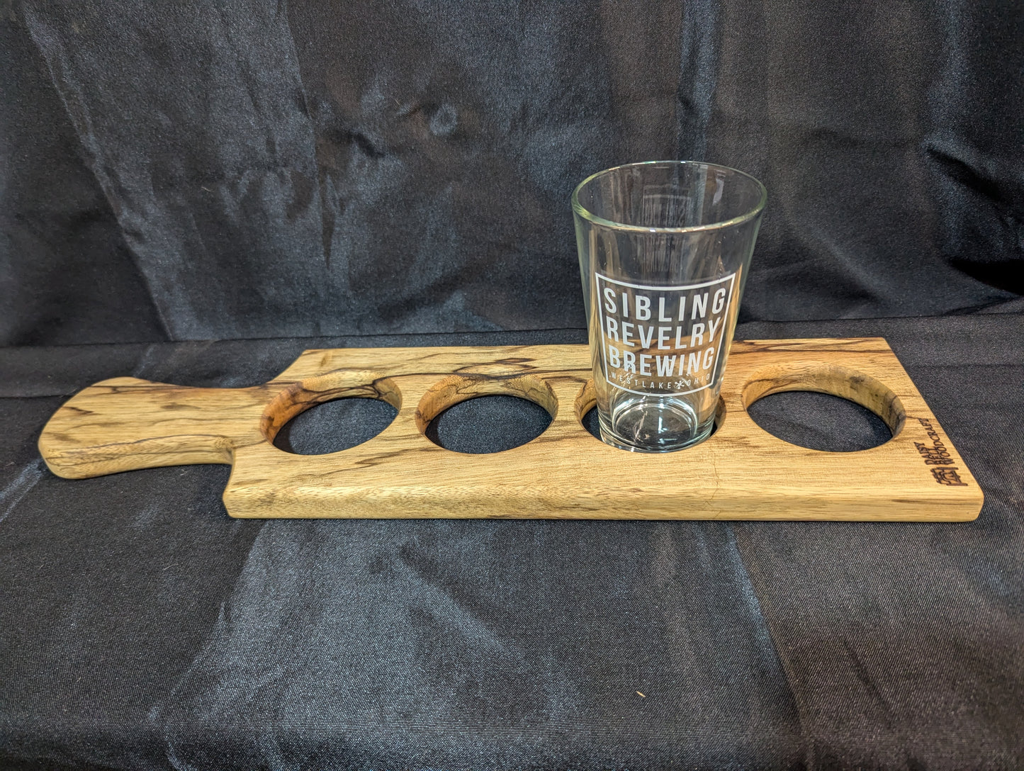 Black Limba Large Pint Glass Flight (Exotic)