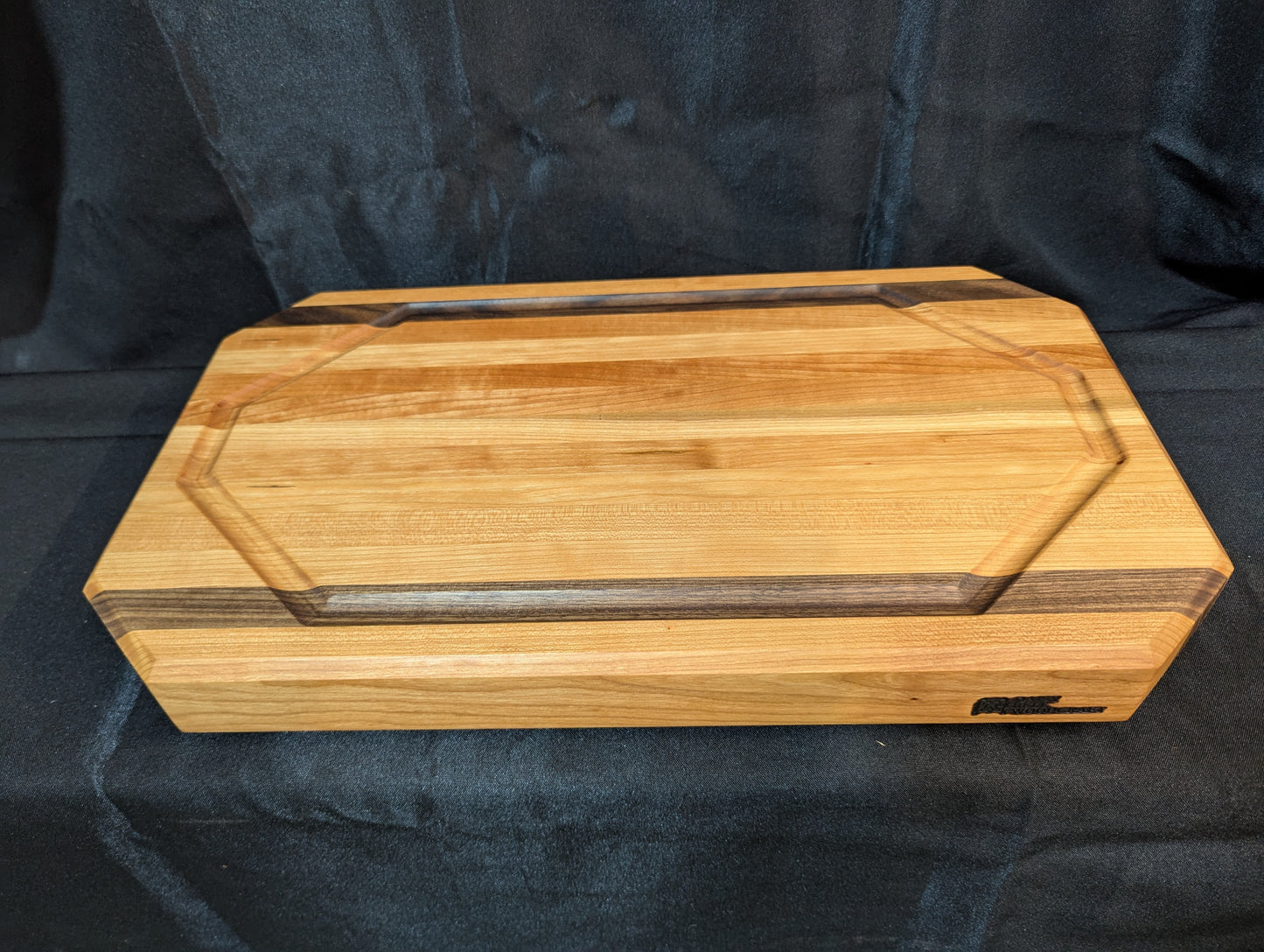 Cherry, Black Walnut Large Edge Grain Cutting Board